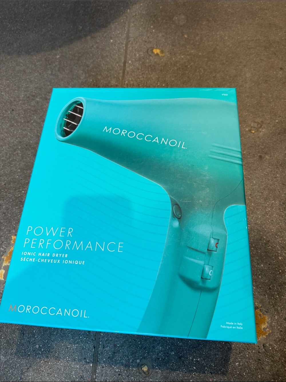 Brand New In The Box. Moroccanoil Teal Power Performance Ionic Hair Dryer.
